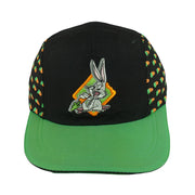 Looney Tunes - Bugs Bunny Carrots Embroidered Strapback Hat 1990s OSFA Vintage Retro