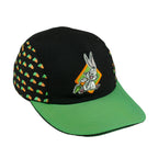Looney Tunes - Bugs Bunny Carrots Embroidered Strapback Hat 1990s OSFA Vintage Retro