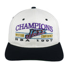 NBA - Utah Jazz Embroidered Snapback Hat 1997 OSFA Vintage Retro Basketball