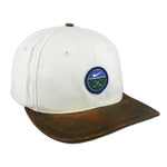 Nike - Golf Leather Strapback Hat 1990s OSFA Vintage Retro