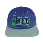 NFL (AJD) - Seattle Seahawks Embroidered Snapback Hat 1990s OSFA Vintage Retro Football