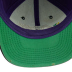 NBA (Front Row) - Utah Jazz Embroidered Snapback Hat 1990s OSFA Vintage Retro Basketball