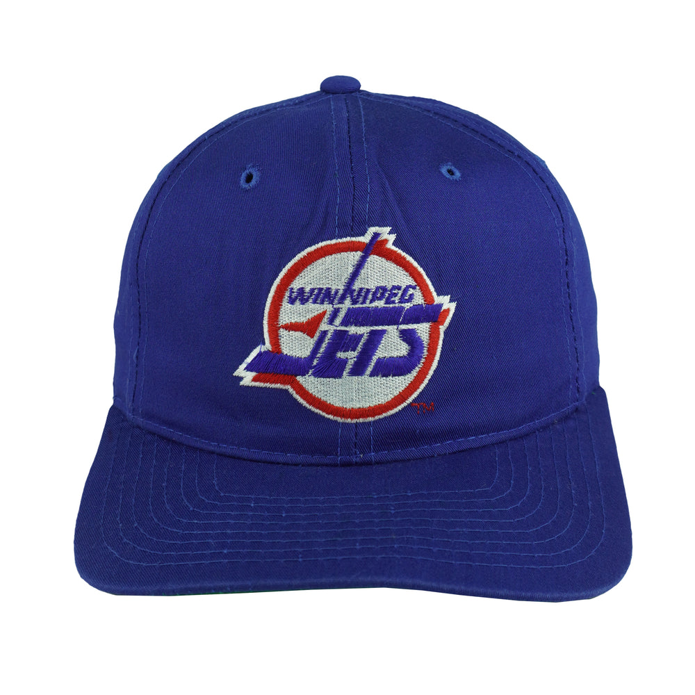 Starter - Winnipeg Jets Snapback Hat 1990s OSFA Vintage Retro Hockey