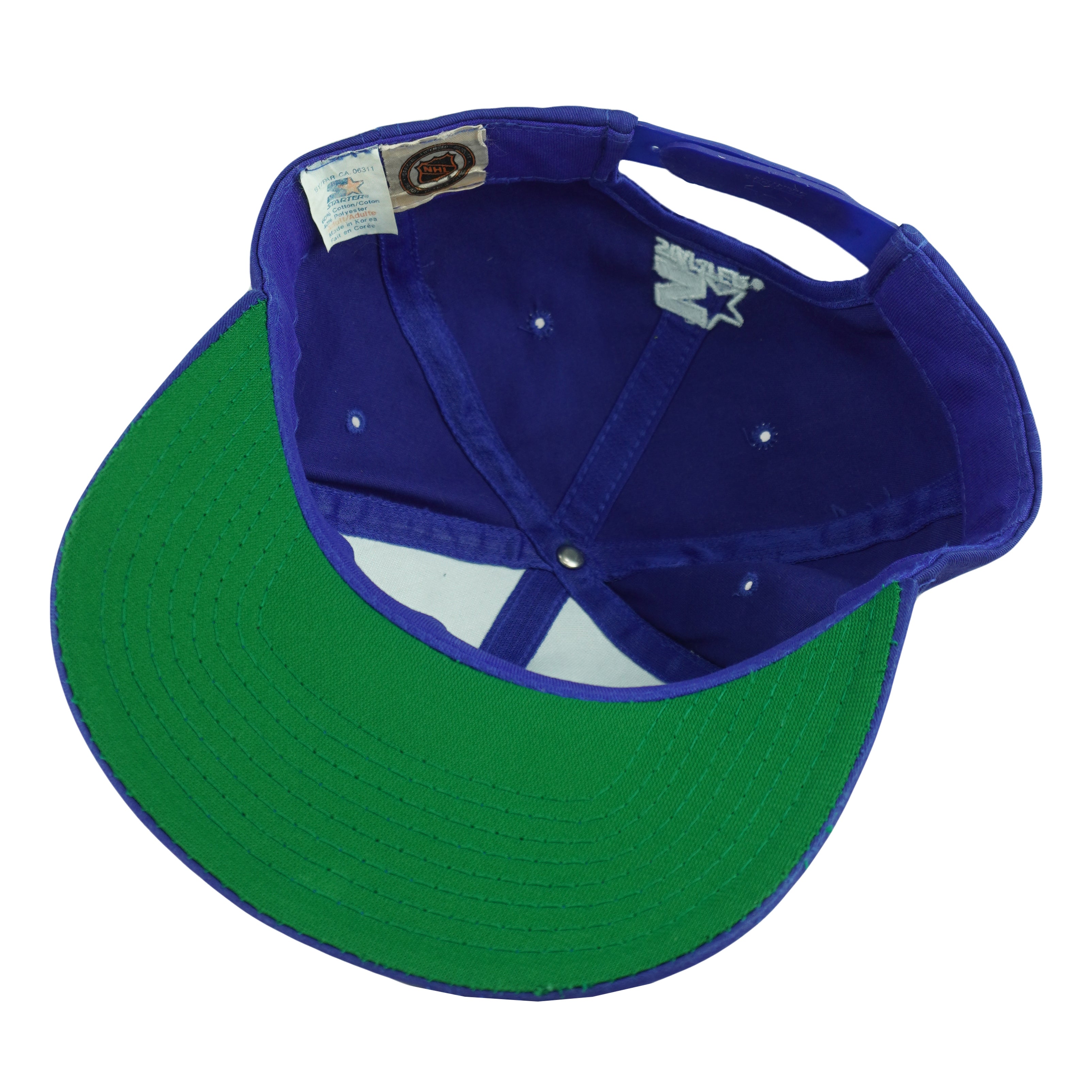Starter - Winnipeg Jets Snapback Hat 1990s OSFA Vintage Retro Hockey