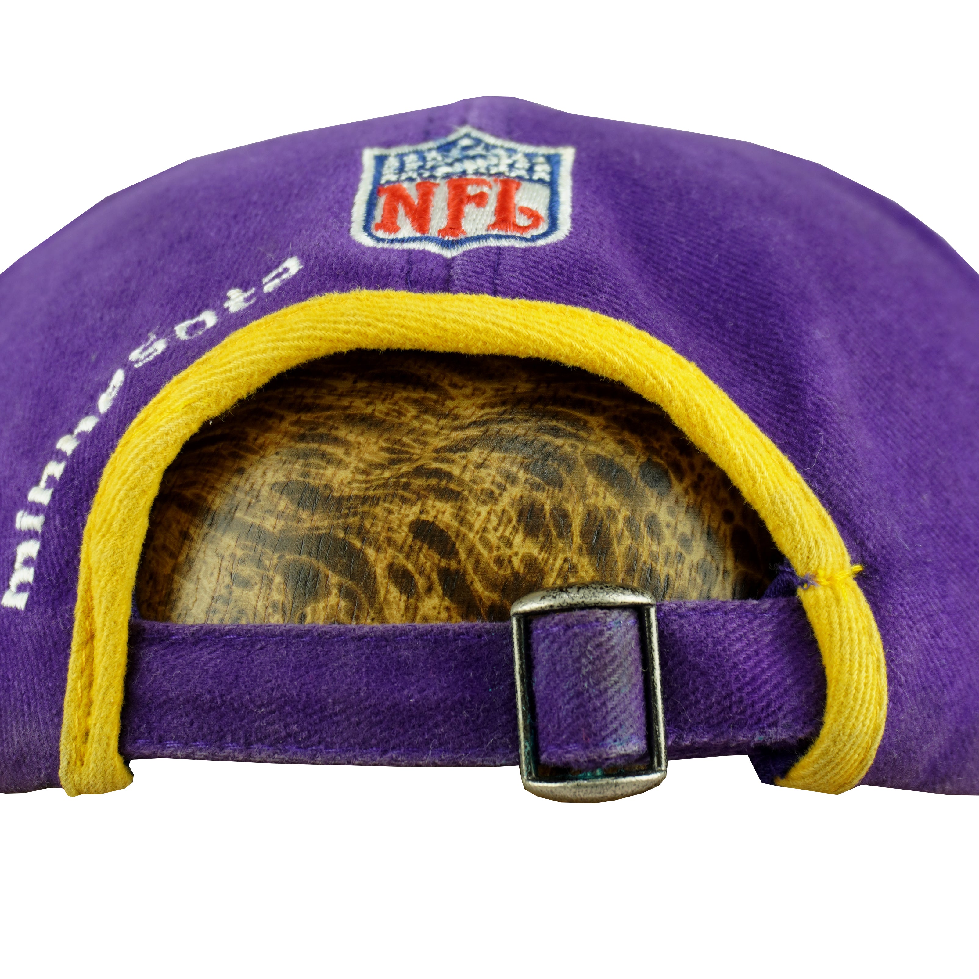 Vintage NFL (Logo Athletic) - Minnesota Vikings Strapback Hat 1990s OSFA in purple