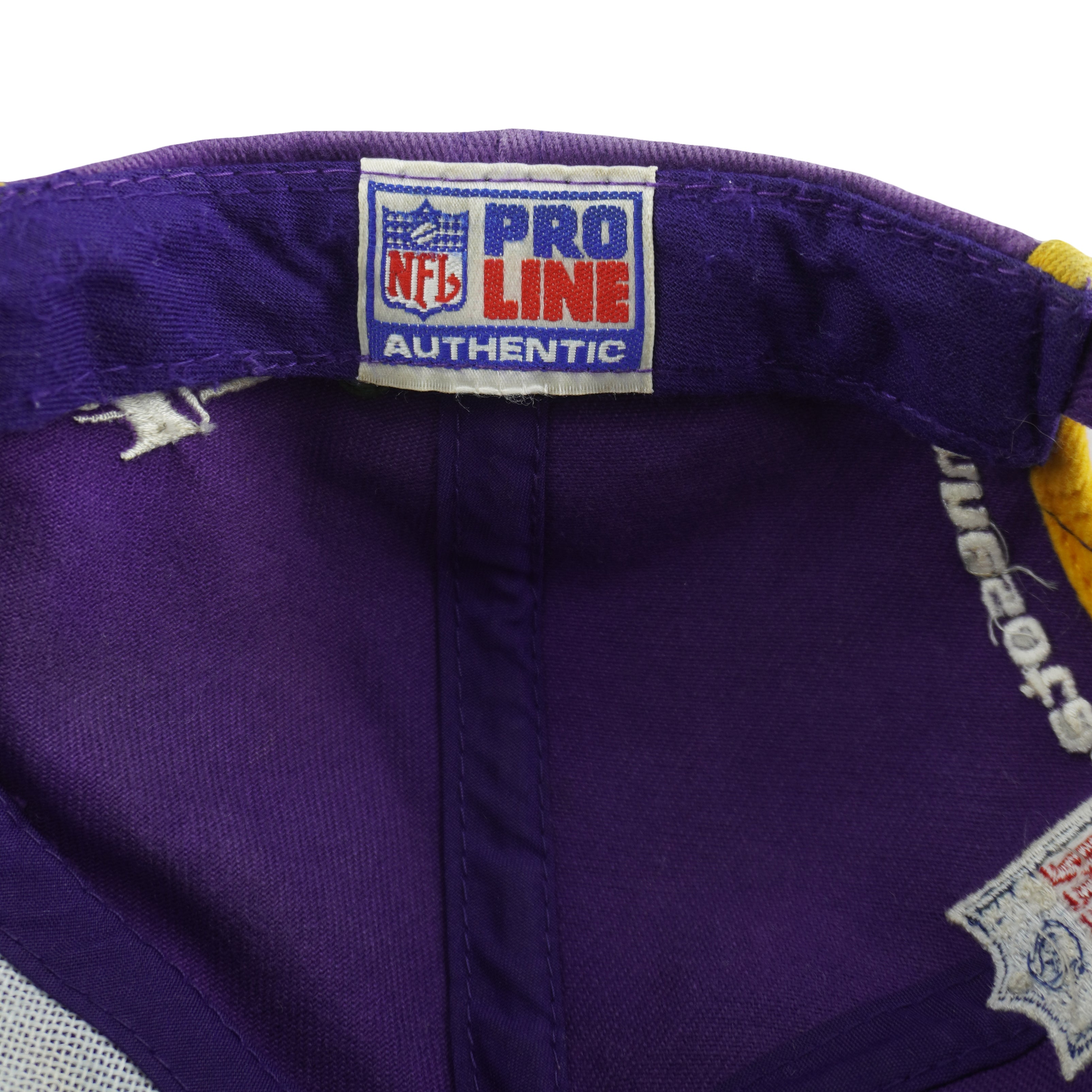 Vintage NFL (Logo Athletic) - Minnesota Vikings Strapback Hat 1990s OSFA in purple