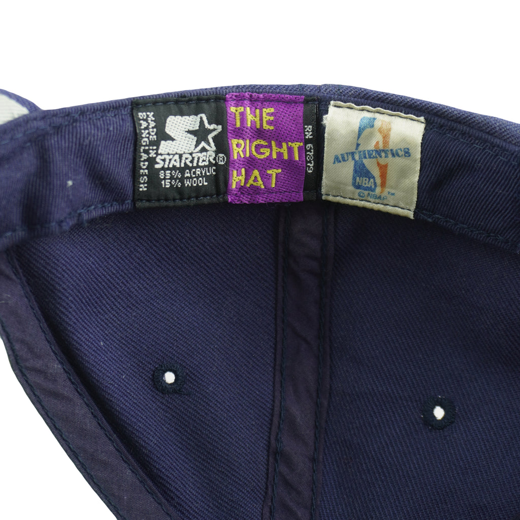 Starter - Indiana Pacers Embroidered Strapback Hat 1990s OSFA Vintage Retro Basketball