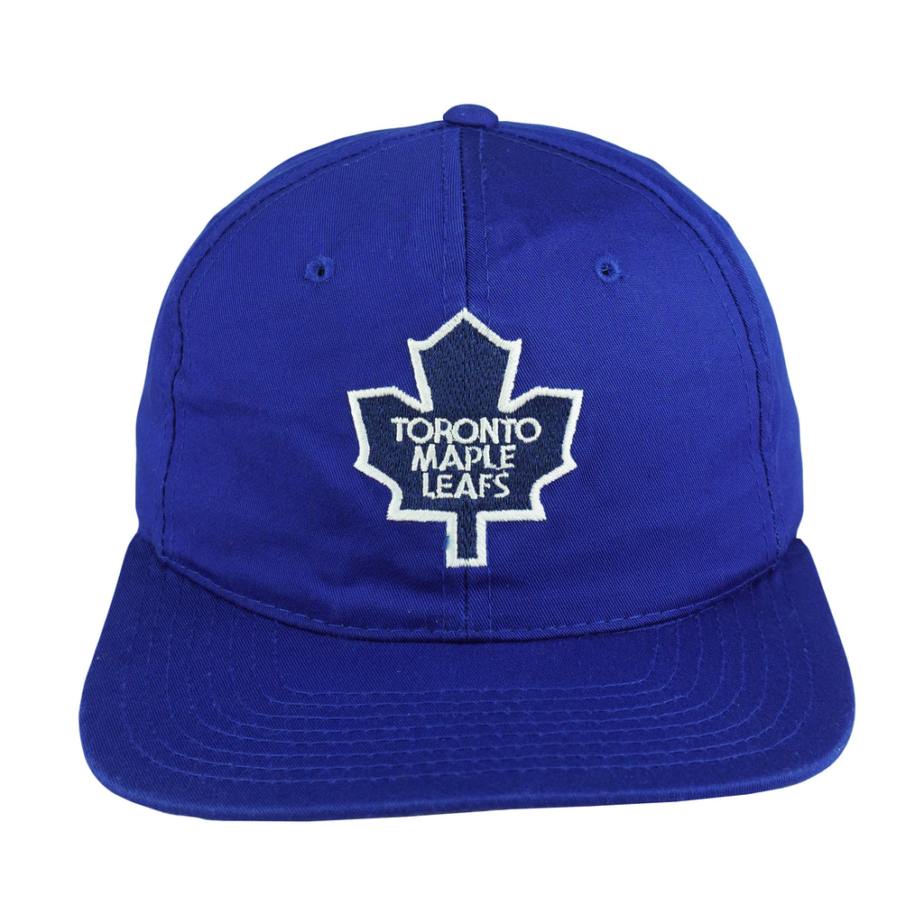 Starter (NHL) - Toronto Maple Leafs Big Logo Snapback Hat 1990s OSFA Vintage Retro Hockey