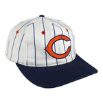 NFL (Logo 7) - Chicago Bears Pinstripe Snapback Hat 1990s OSFA Vintage Retro Football