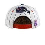 NFL (Logo 7) - Chicago Bears Pinstripe Snapback Hat 1990s OSFA Vintage Retro Football