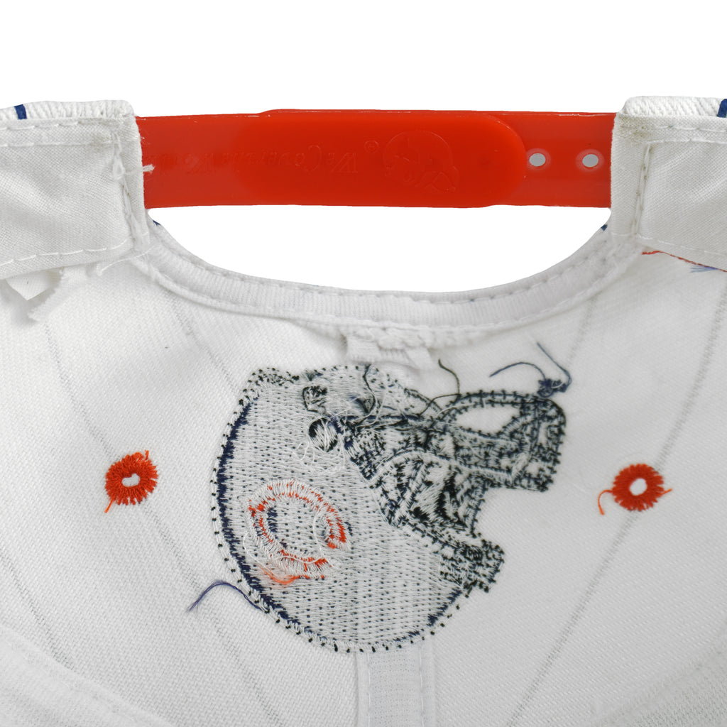 NFL (Logo 7) - Chicago Bears Pinstripe Snapback Hat 1990s OSFA Vintage Retro Football