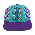 NBA - Charlotte Hornets Embroidered Snapback Hat 1990s OSFA Vintage Retro Basketball