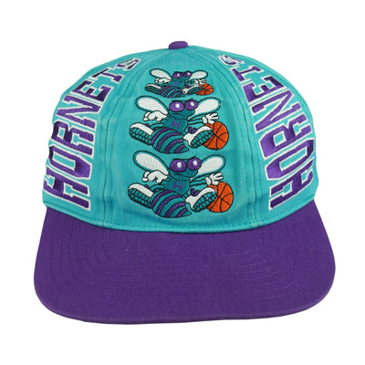 NBA - Charlotte Hornets Embroidered Snapback Hat 1990s OSFA