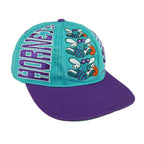 NBA - Charlotte Hornets Embroidered Snapback Hat 1990s OSFA Vintage Retro Basketball