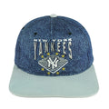 Starter (The Classic) - New York Yankees Denim Snapback Hat 1990s OSFA Vintage Retro Baseball