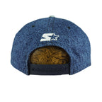 Starter (The Classic) - New York Yankees Denim Snapback Hat 1990s OSFA Vintage Retro Baseball