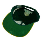 Vintage NBA - Seattle SuperSonics Embroidered Snapback Hat 1990s OSFA in green and yellow