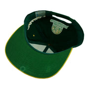 Vintage NBA - Seattle SuperSonics Embroidered Snapback Hat 1990s OSFA in green and yellow