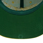 Vintage NBA - Seattle SuperSonics Embroidered Snapback Hat 1990s OSFA in green and yellow