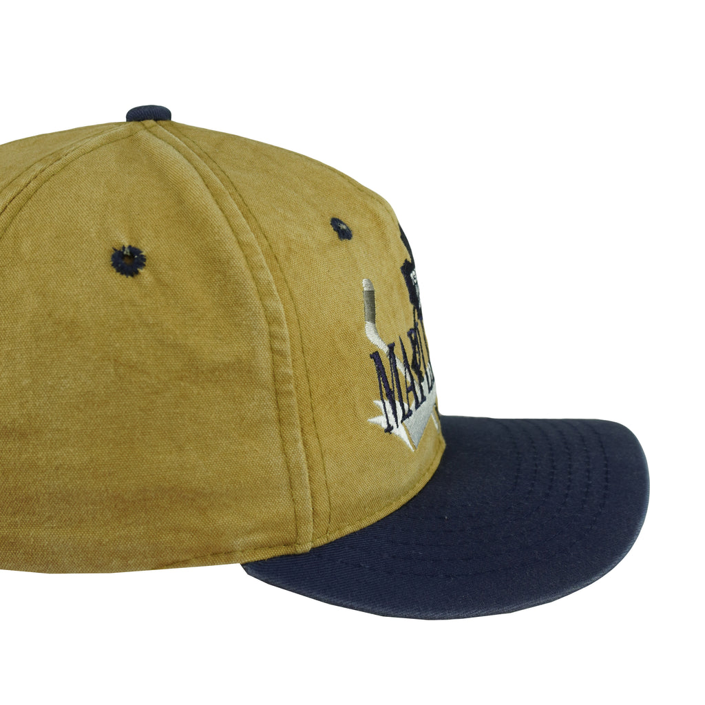 NHL (The game) - Toronto Maple Leafs Hockey Embroidered Snapback Hat 1990s OSFA Vintage Retro Hockey