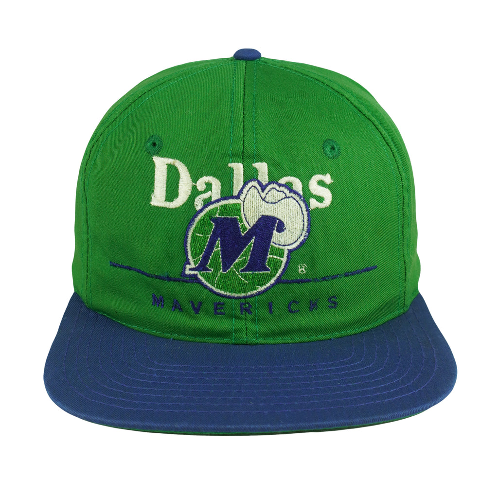 NBA (Twins) - Dallas Mavericks Snapback Hat 1990s OSFA Vintage Retro Basketball