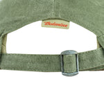 Budweiser - Bass Fishing Embroidered Strapback Hat 1990s OSFA Vintage Retro
