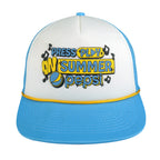 Vintage - Press Play On Summer Pepsi Trucker Hat 1990s OSFA Vintage Retro