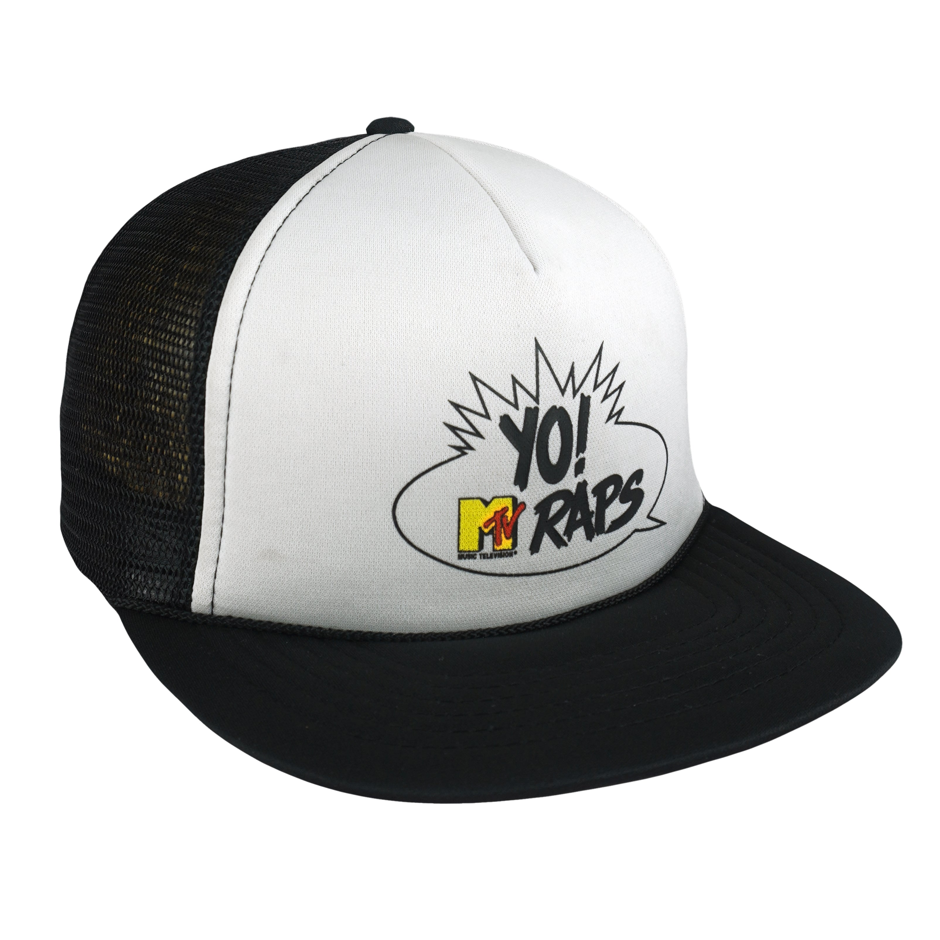 Vintage (KC) - MTV Yo! Raps Trucker Hat 1990s OSFA Vintage Retro