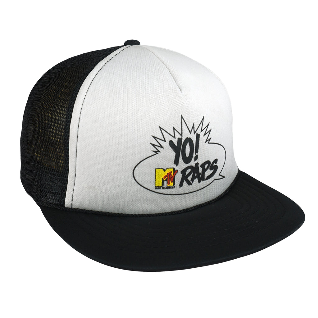 Vintage (KC) - MTV Yo! Raps Trucker Hat 1990s OSFA Vintage Retro