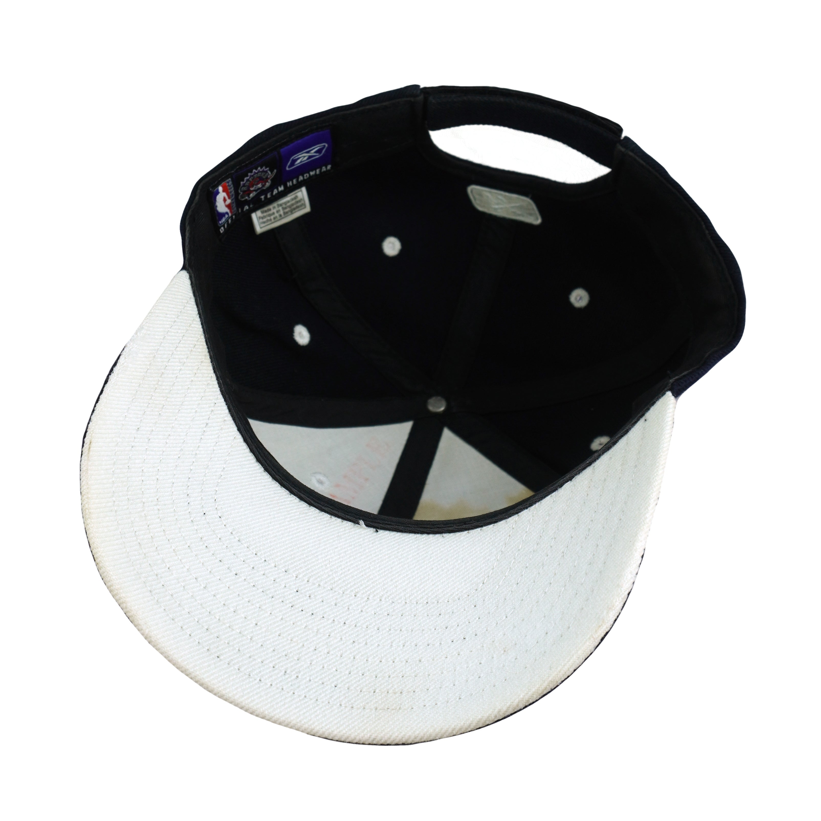 Reebok - Toronto Raptors Basketball Strapback Hat 2000s OSFA Vintage Retro Basketball