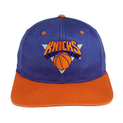 NBA (Drew Pearson) - New York Knicks Embroidered Snapback Hat 1990s OSFA Vintage Retro Basketball
