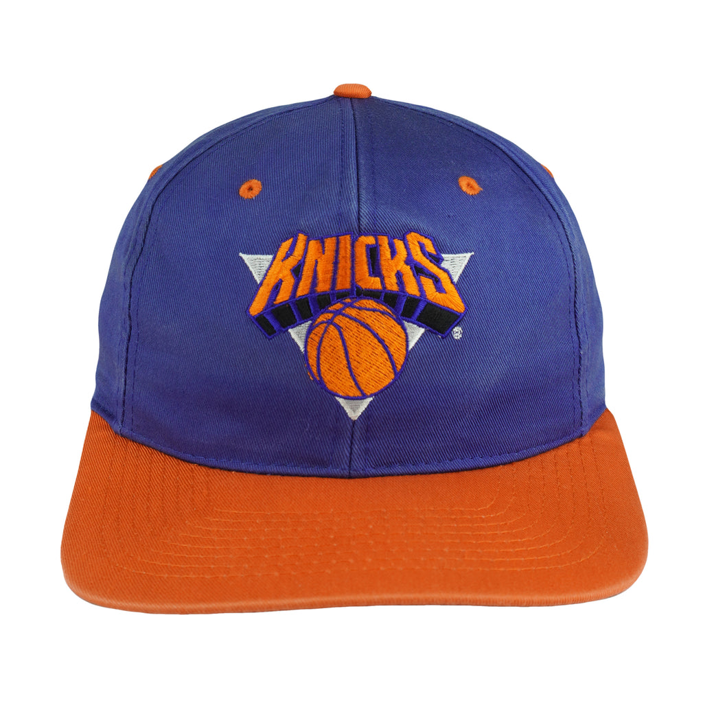 NBA (Drew Pearson) - New York Knicks Embroidered Snapback Hat 1990s OSFA Vintage Retro Basketball