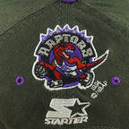 Starter - Toronto Raptors Basketball Snapback Hat 1994 OSFA Vintage Retro Basketball