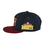 NBA (AJD) - Denver Nuggets Spell-Out Embroidered Snapback Hat 1990s Vintage Retro Basketball