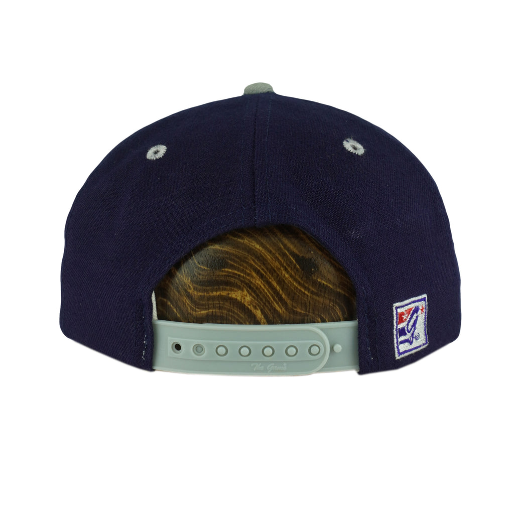 NFL (The Game) - Blue & Grey Dallas Cowboys Embroidered Snapback Hat 1990s OSFA Vintage Retro Football