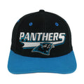 NFL (Logo Athletic) - Carolina Panthers Embroidered Snapback Hat 1990s Vintage Retro Football