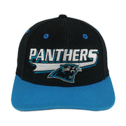 NFL (Logo Athletic) - Carolina Panthers Embroidered Snapback Hat 1990s Vintage Retro Football