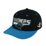 NFL (Logo Athletic) - Carolina Panthers Embroidered Snapback Hat 1990s Vintage Retro Football