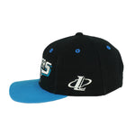 NFL (Logo Athletic) - Carolina Panthers Embroidered Snapback Hat 1990s Vintage Retro Football