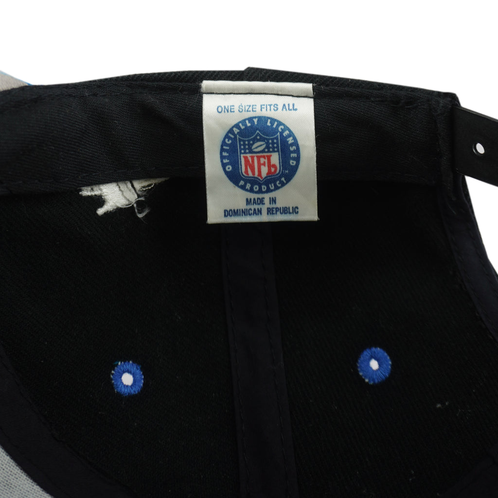 NFL (Logo Athletic) - Carolina Panthers Embroidered Snapback Hat 1990s Vintage Retro Football