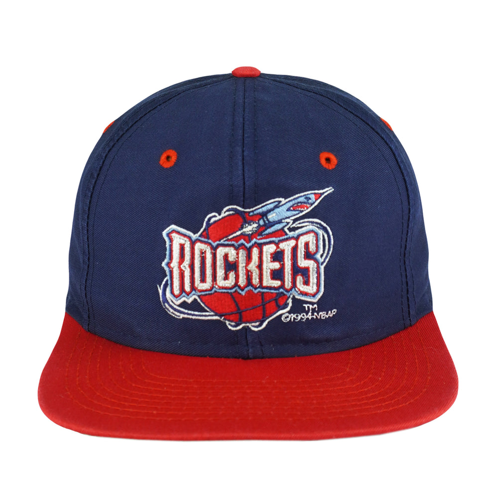 NBA (Logo 7) - Houston Rocket Big Logo Snapback Hat 1994 OSFA Vintage Retro Basketball