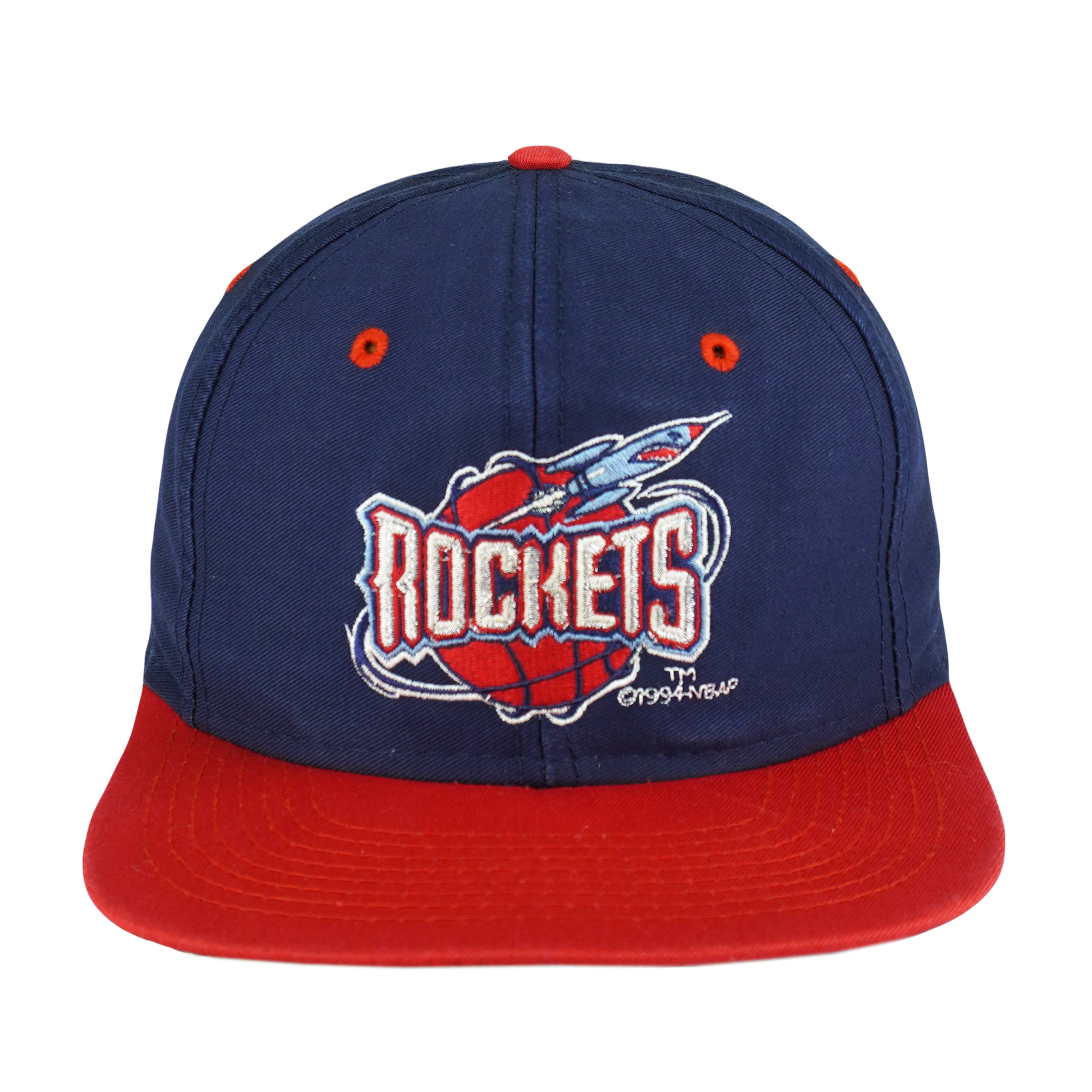 NBA (Logo 7) - Houston Rocket Big Logo Snapback Hat 1994 OSFA Vintage Retro Basketball