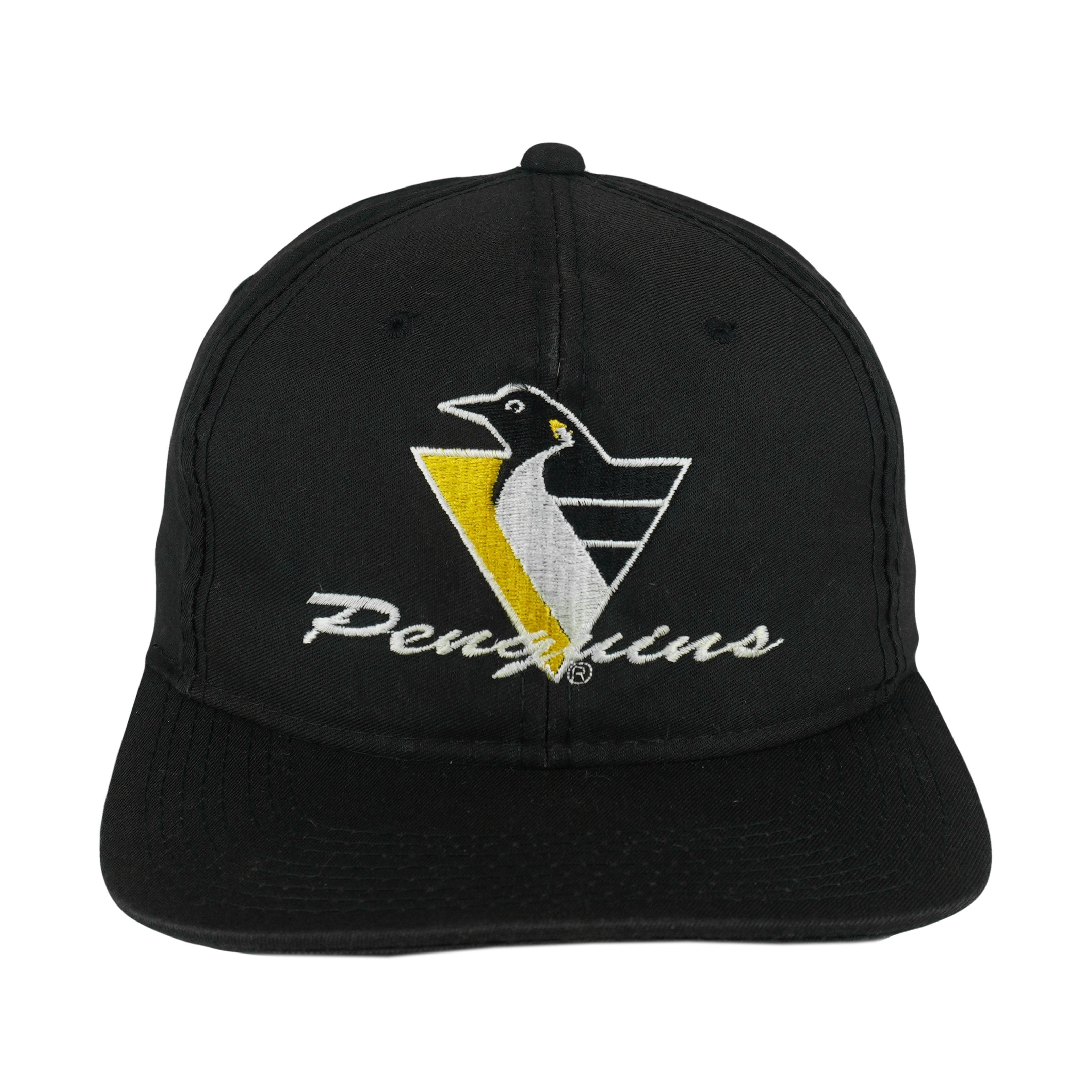 NHL - Pittsburgh Penguins Snapback Hat 1990s OSFA Vintage Retro Hockey