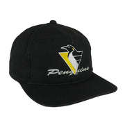 NHL - Pittsburgh Penguins Snapback Hat 1990s OSFA Vintage Retro Hockey