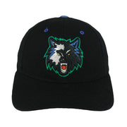 Nike - NBA Minnesota Timberwolves 100% Wool Strapback Hat 1990s OSFA Vintage Retro Basketball