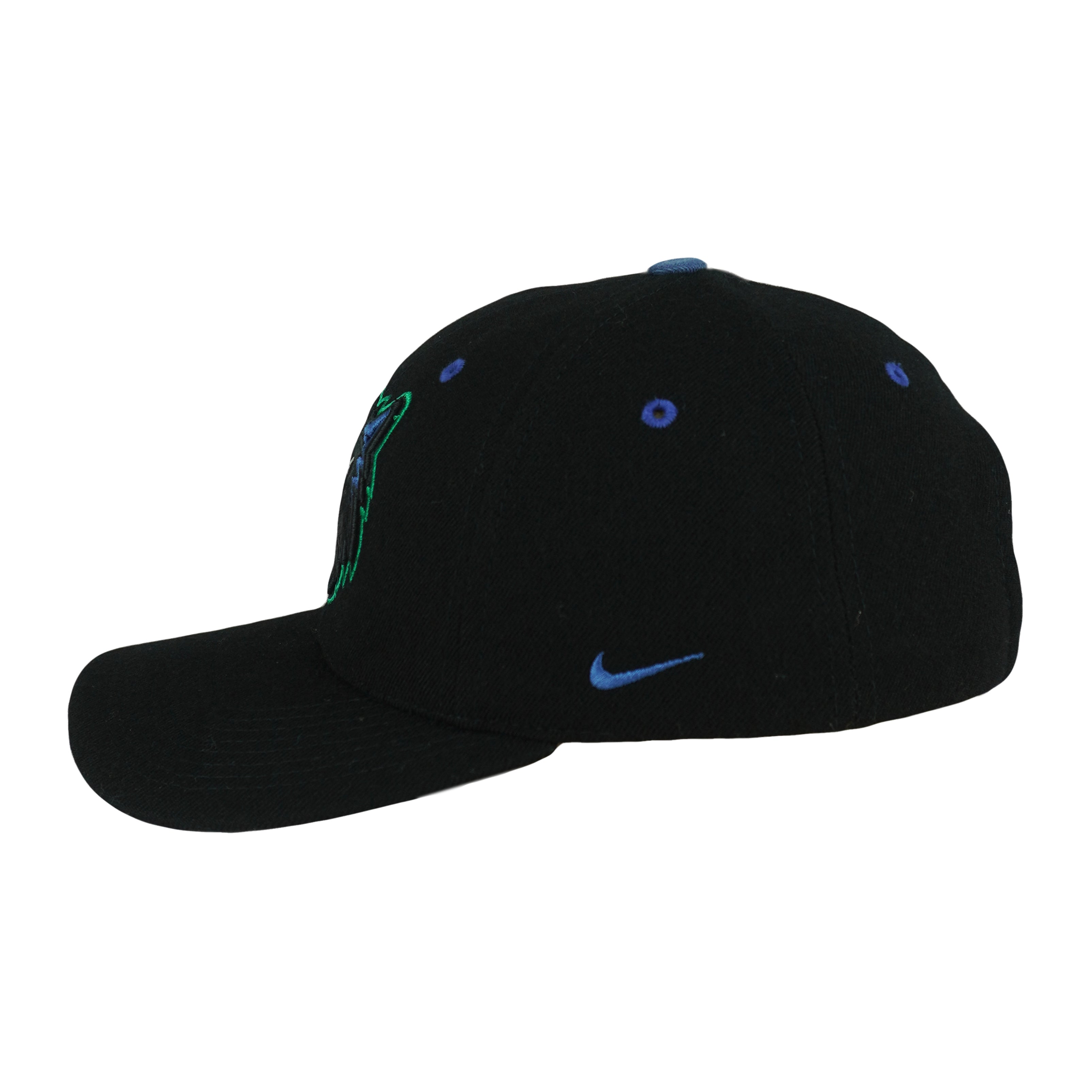 Nike - NBA Minnesota Timberwolves 100% Wool Strapback Hat 1990s OSFA Vintage Retro Basketball
