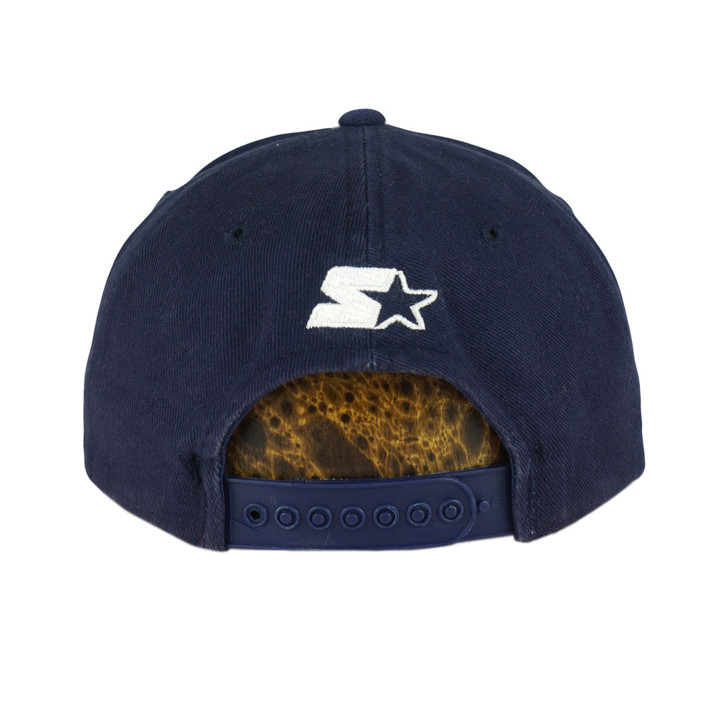 Starter - MLB New York Yankees Big Logo Snapback Hat 1990s OSFA Vintage Retro Baseball