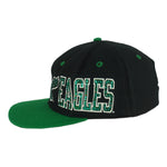 NFL (Apex One) - Philadelphia Eagles Rhinestone Logo Snapback Hat 1990s OSFA Vintage Retro Football