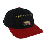 NBA (Twins) - Philadelphia 76ers Embroidered Strapback Hat 1990s OSFA Vintage Retro Basketball