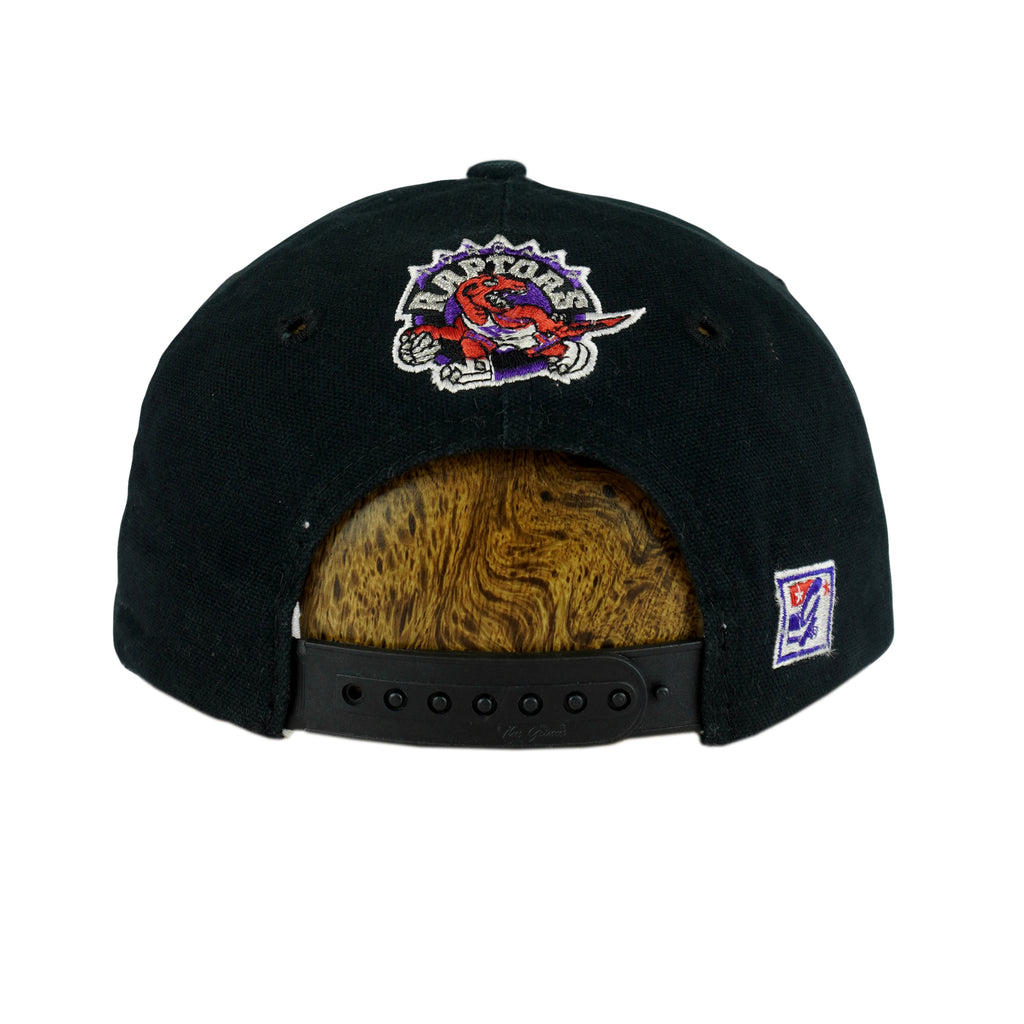 NBA (The Game) - Toronto Raptors Spell-Out Snapback Hat 1990s OSFA Vintage Retro Basketball